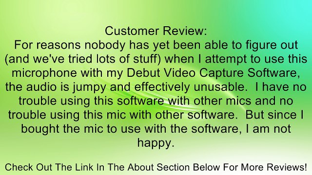 Samson UB1 USB Boundary Microphone (Omni-Directional) Review