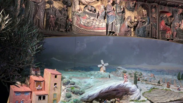 Crèche de Noël 2014 à Notre Dame de Paris