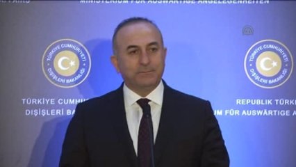 Çavuşoğlu-Pusiç Ortak Basın Toplantısı (1)