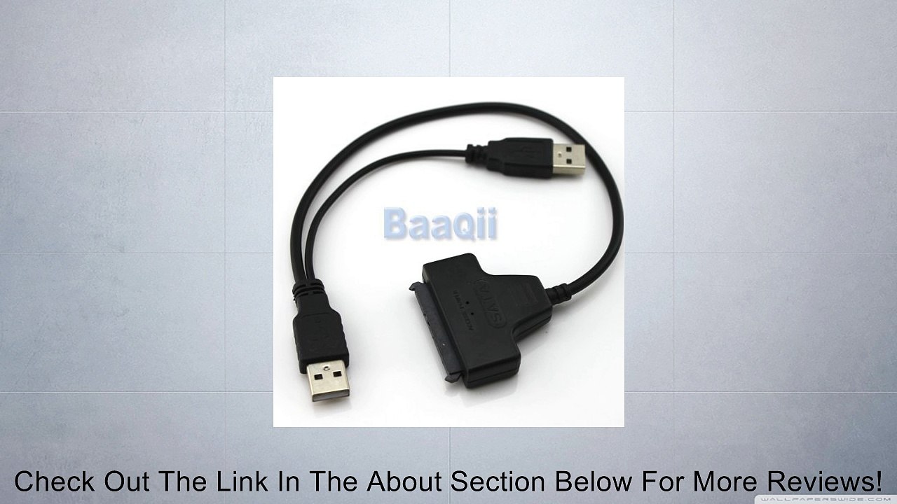 USB 2.0 to SATA 7+15 Pin 22Pin Adapter Cable For 2.5" HDD Hard Disk Drive Review
