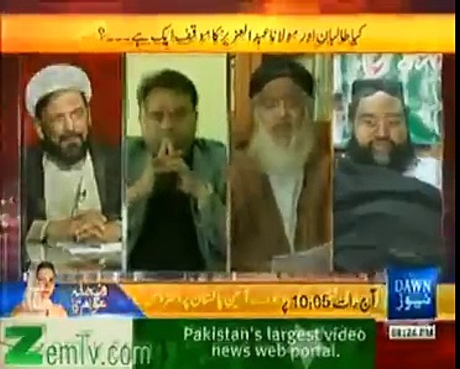 Molana abdul azizi ki live program mai gustak jumly