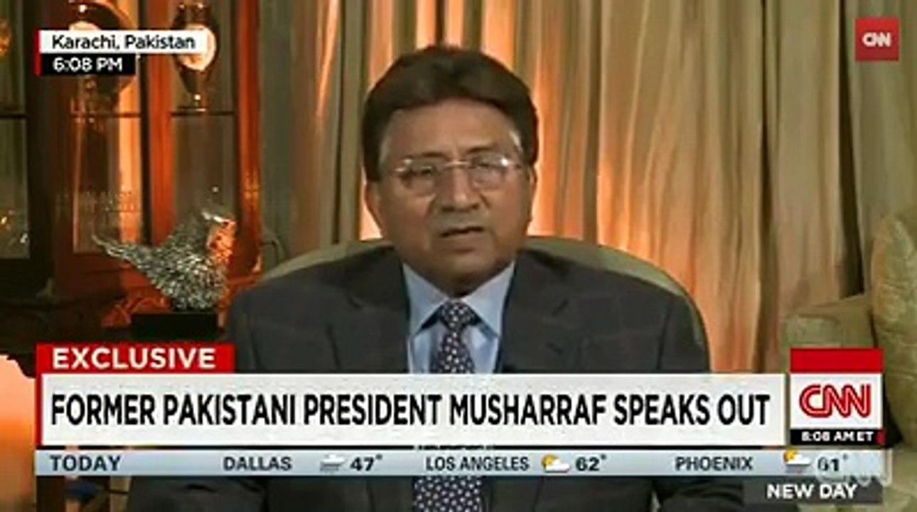 Musharraf Latest interview on CNN.
