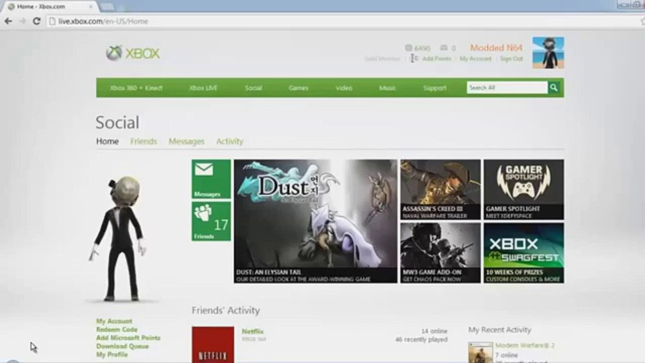 xbox live gold gratuit 23 decembre point microsoft gratuit 23 decembre 2013 [FR]