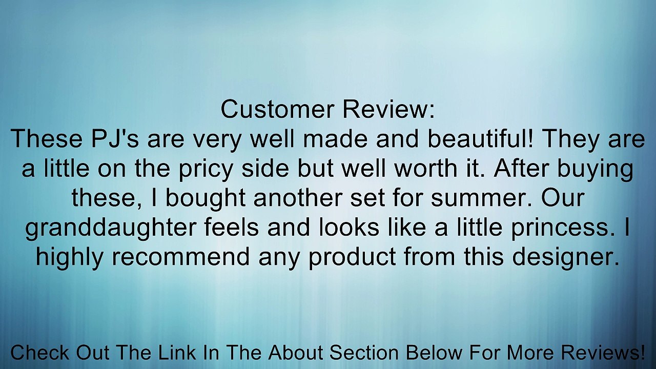 Laura Dare Girls Rosebud Jersey 2-pc Long Sleeve Pajama Set Review