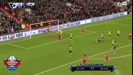 ليفربول × ارسنال 2/2 اهداف المباراة