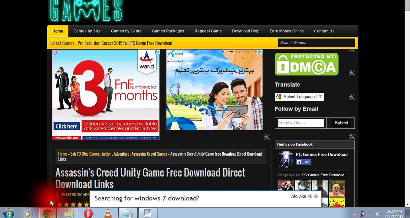 Assassins Creed Unity PC Game Free Download Direct Download