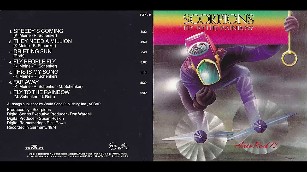 Scorpions - Fly To the Rainbow (1974 Fly To The Rainbow)
