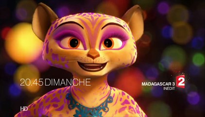 MADAGASCAR 3 BONS BAISERS D'EUROPE, dimanche 21/12 à 20h45