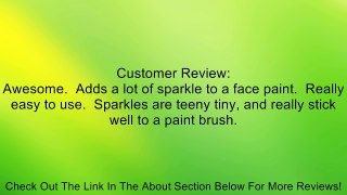 Snazaroo Face Paints Individual Glitter Dust 12ml Silver Review