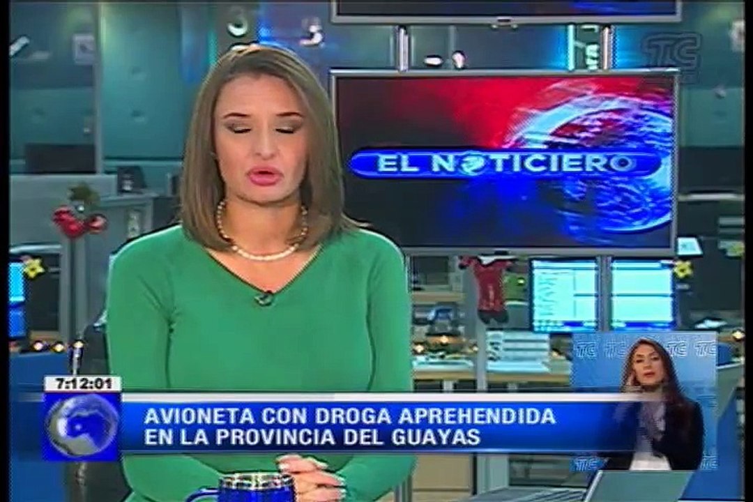 Avioneta con droga aprehendida en la provincia del Guayas