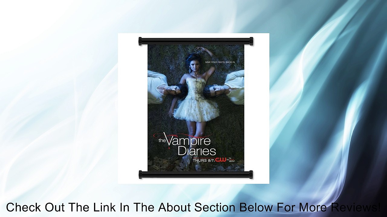 The Vampire Diaries TV Show Fabric Wall Scroll Poster (16" x 24") Inches Review