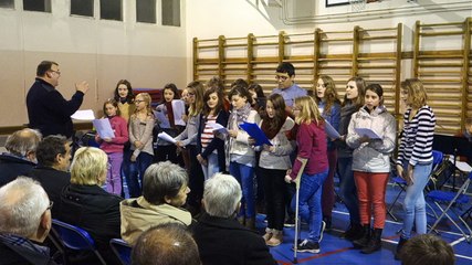 La chorale du collège Salengro en concert