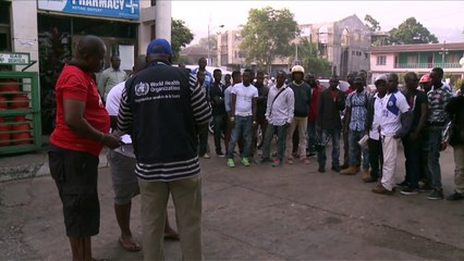 Motoqueiros contra o Ebola