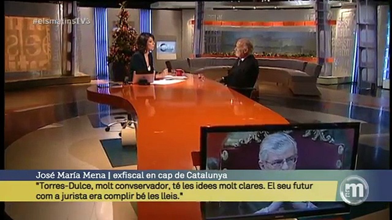 TV3 - Els Matins - José María Mena: "A Torres-Dulce l'han fet dimitir"