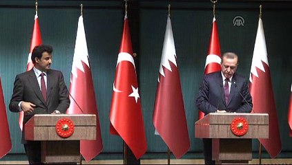 Erdoğan: ''Türkiye ve Katar bugüne kadar hiç ayrı düşmedi''