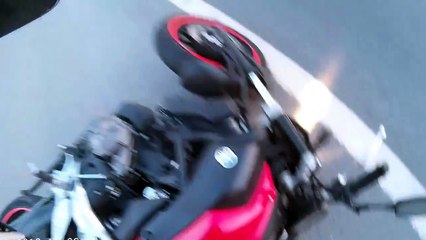 Falling Off The Bike While Doing A Wheelie