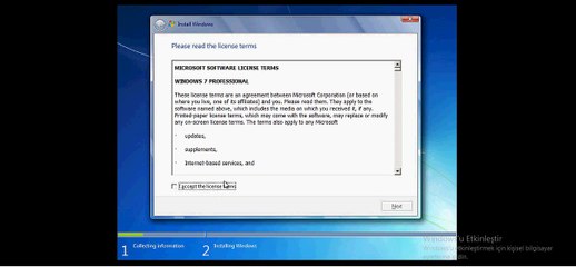 SadeceServer VMWare Esxi'den Win7 Kurulumu