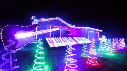 Best of Star Wars Music Christmas Lights Show 2014