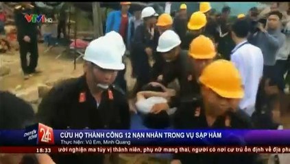 Douze Vietnamiens sauvés après quatre jours bloqués dans un tunnel