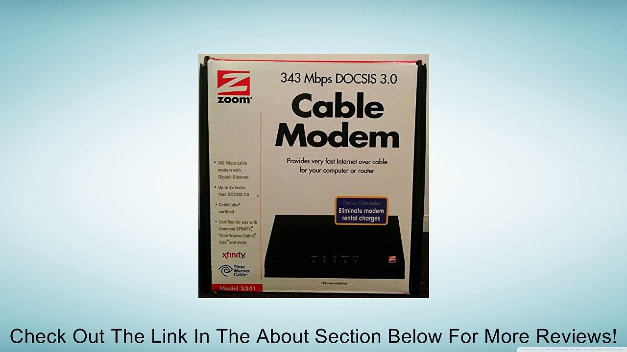 Zoom DOCSIS 3.0 Cable Modem 5341-02-03H Review