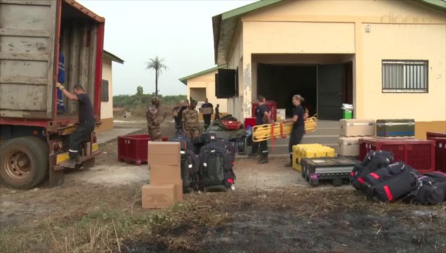 Lutte contre Ebola en Guinée : en route vers Beyla aux côtés des unités militaires de la sécurité civile
