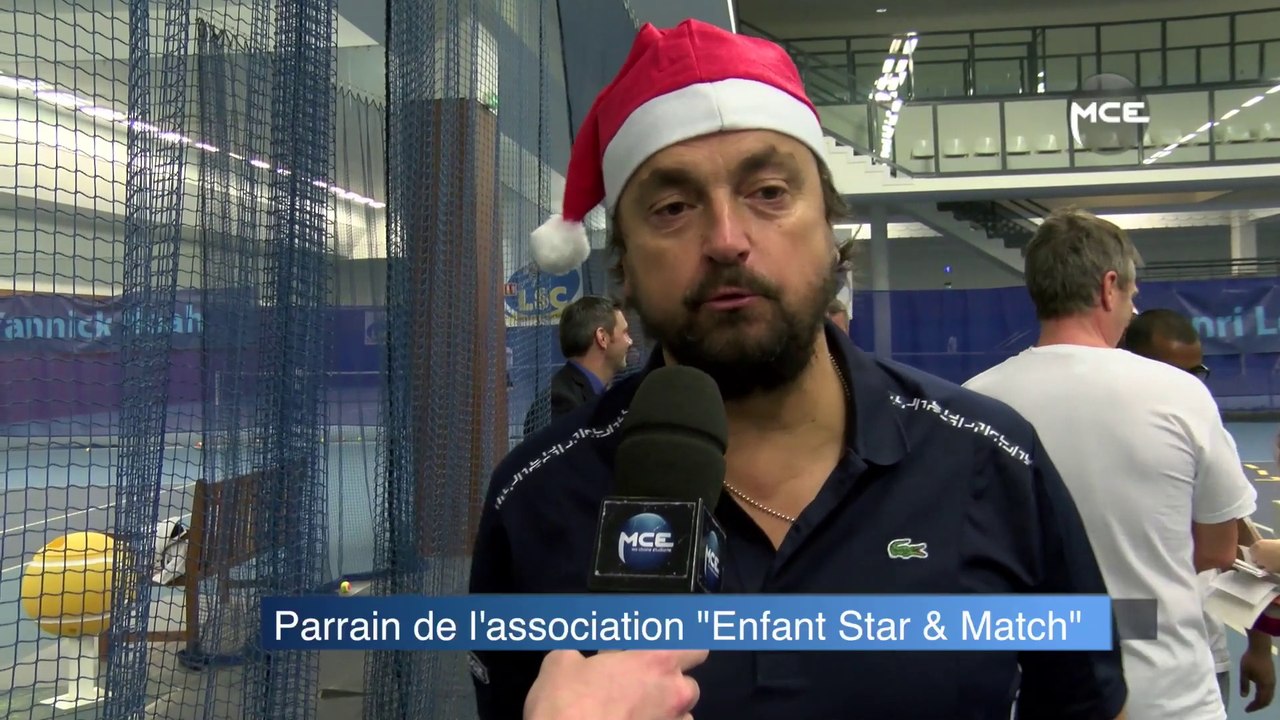 Enfant star & match : Henri Leconte, Denis Brogniart, Xavier (IDV4)… le tennis réunit les stars et les enfants