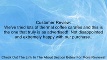 Tiger Stainless Steel Thermal Vacuum Carafes-2.0 Liter Review