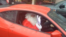 Le Père Noël en Ferrari à Sainte-Marie Pie X