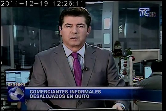 Comerciantes informales desalojados en Quito