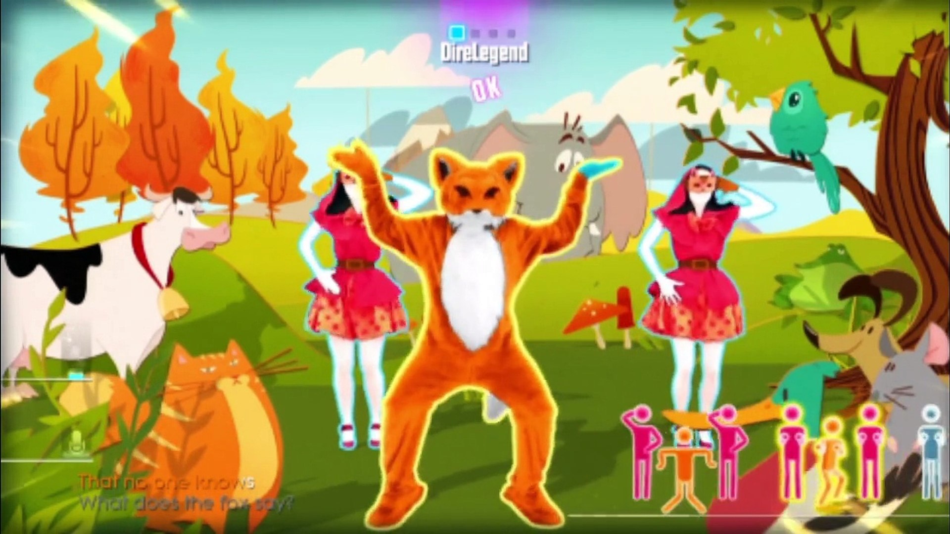Just Dance 2015 - "The Fox (What Does the Fox Say?)" - 999 + Score - video  Dailymotion
