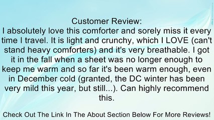 Ikea MYSA RONN Comforter, Twin Comforter down comforter warmth rate 2 Review