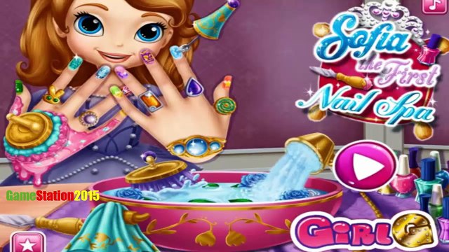 Disney Princess Games - Princess Sofia the First Nail Spa - Play Games Online