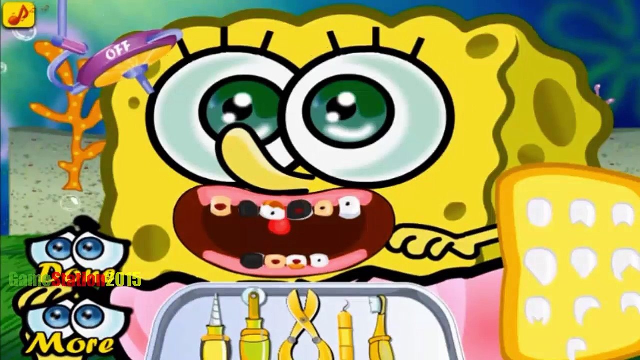 SpongeBob Square Pants At The Dentist Surgery Game Gameplay