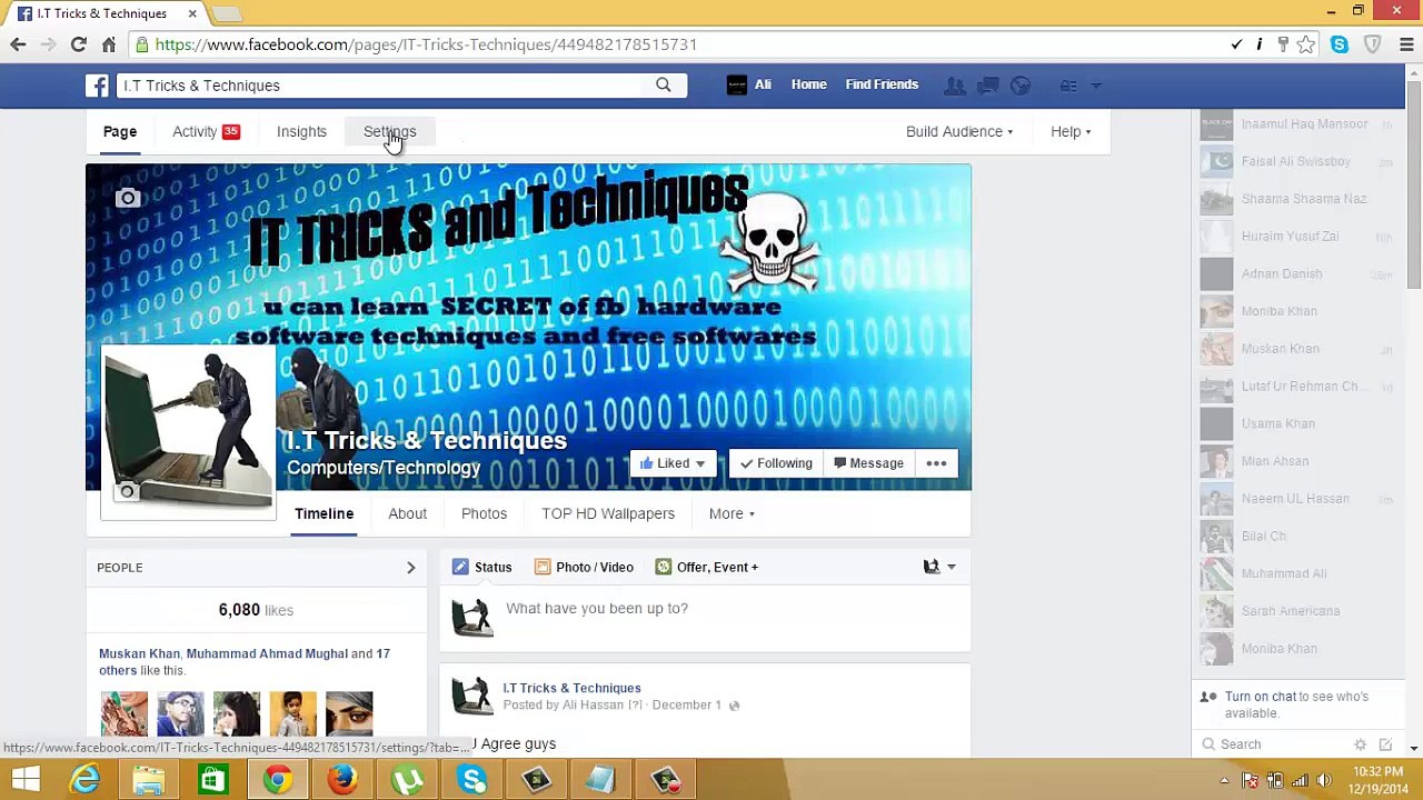 How to remove the facebook page admin