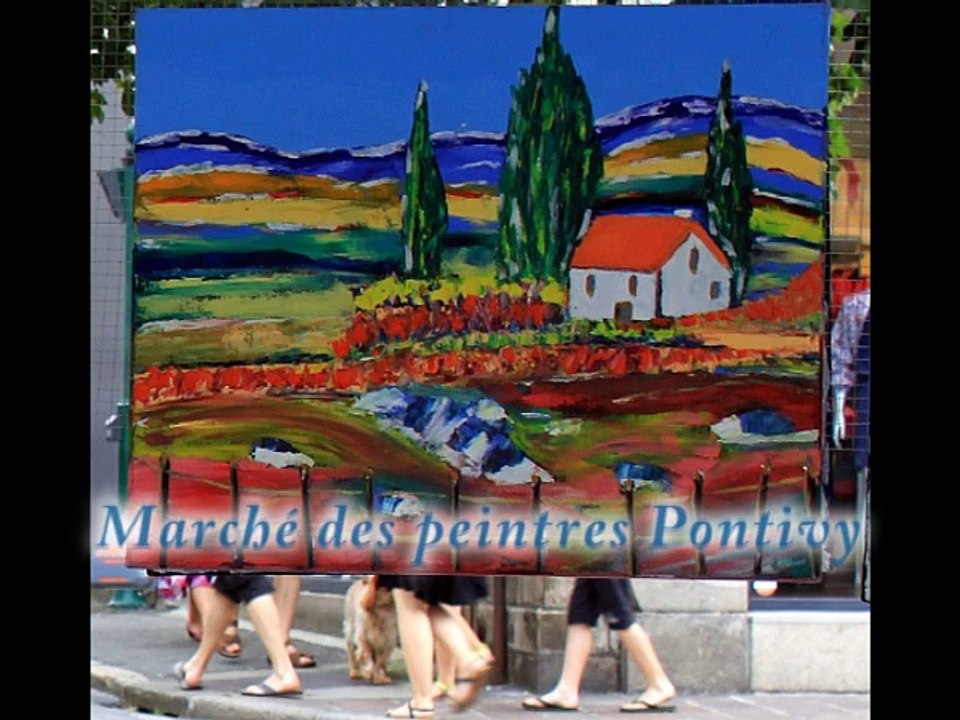 Marché des peintres Pontivy 2014, LIV AR BRO A PONDI ,