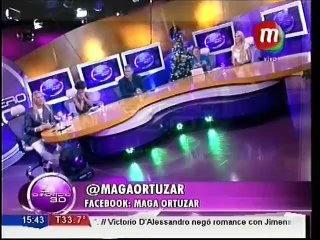Maga, la cantante, cantó VUELVES
