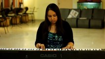 Copy of titanic theme song piano cover by harika(rock on)