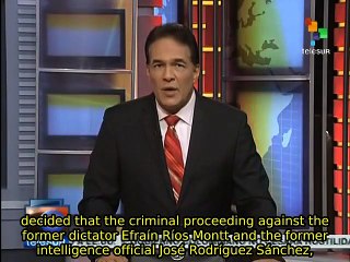 Guatemala to proceed against former dictator Rios Montt