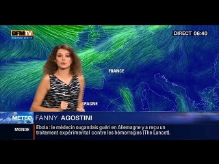 2014 12 19 - FANNY AGOSTINI - BFM TV - METEO