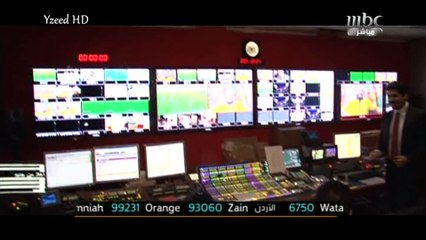 المذيعة سارة عبدالعزيز و محللين  برو سبورت خلف الكواليس اثناء مبارة العالمي و الشباب HD