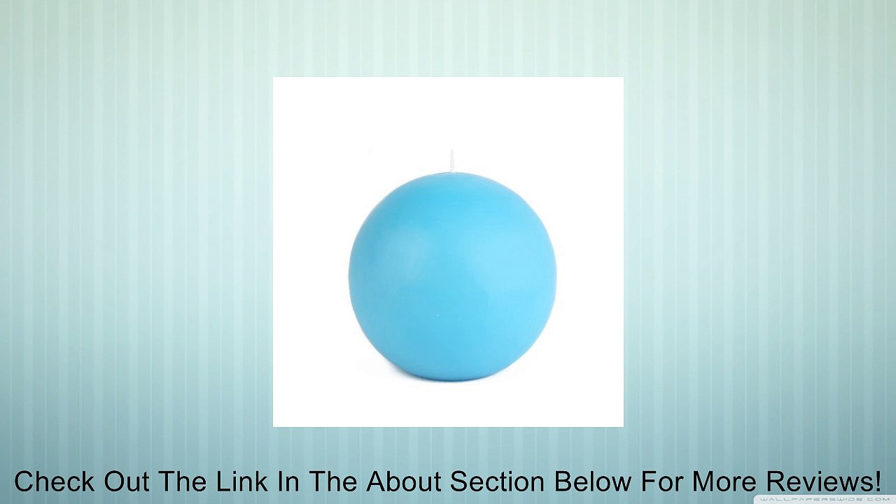 4" Turquoise Ball Candles (2pc/Box) CBZ-048 Review