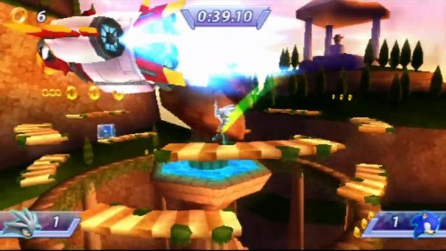 Sonic Rivals - Silver : Zone Colosseum Highway BOSS