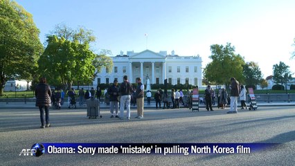 Obama: Sony made 'mistake' in pulling North Korea film
