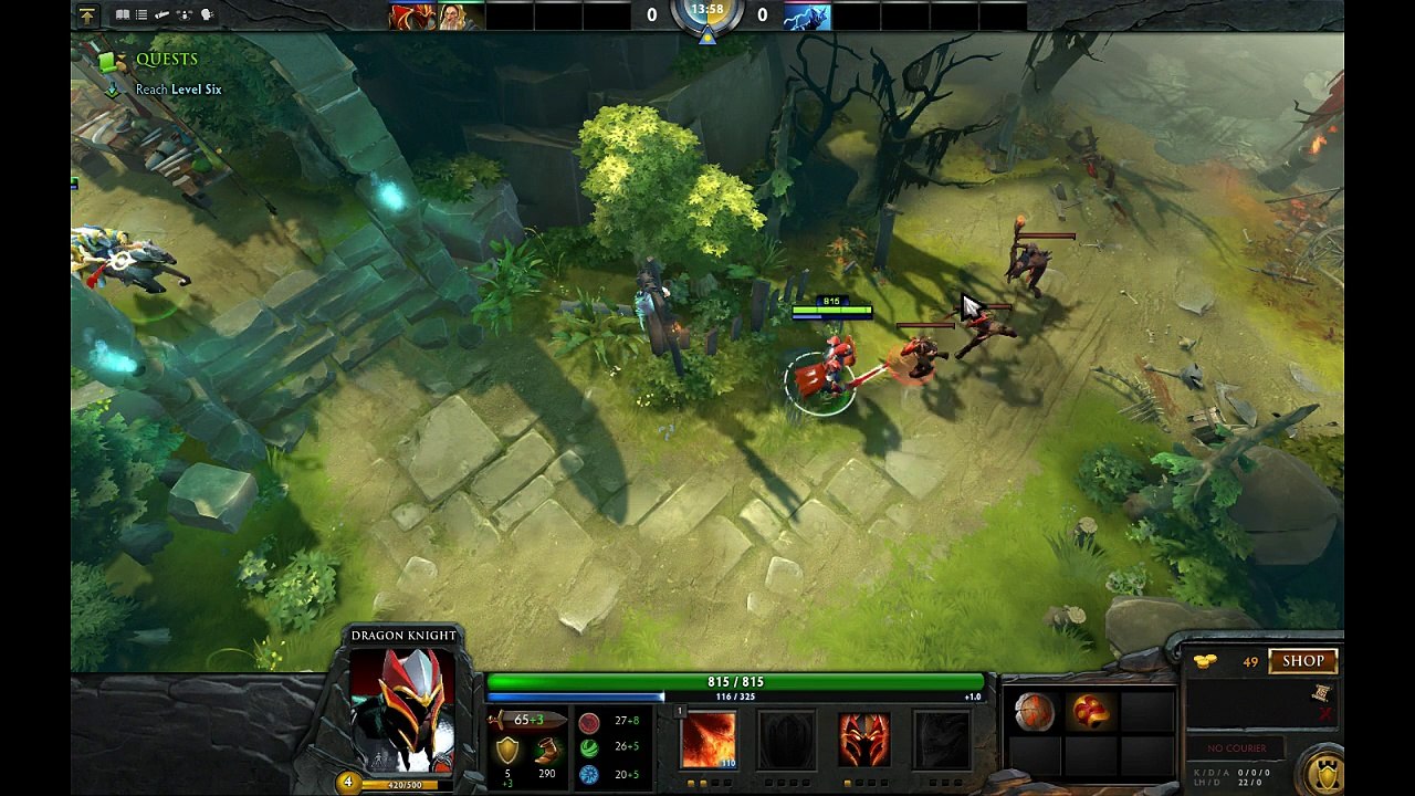 Dota 2 Training Mode Let's Play / PlayThrough / WalkThrough Part #2