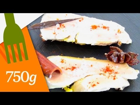 Recette de Foie gras de Noël poché - 750 Grammes