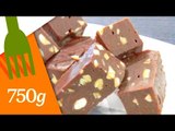 Recette de Fudge au chocolat et beurre de cacahuètes - 750 Grammes