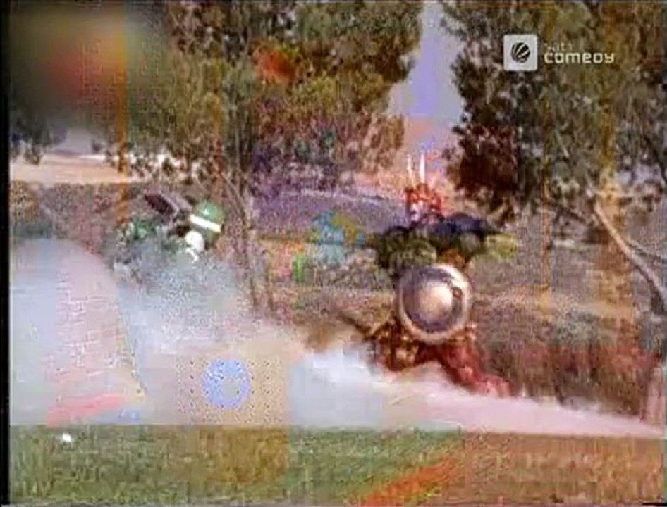 Die Harald Schmidt Show - 1218 - 2003-03-14 - Enie van de Meiklokjes, Power Rangers retten die Welt