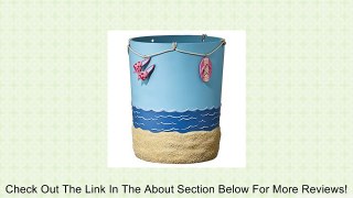 Hanging Loose Collection Waste Basket Trash Can-Beach Surfing Decor Review
