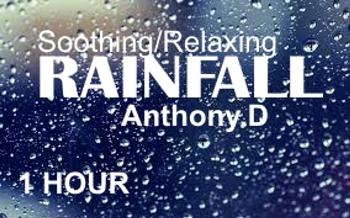 RAIN SOUND AT NIGHT 0ne Hour For Sleeping, Relaxing