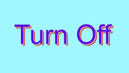 How to Pronounce Turn Off
